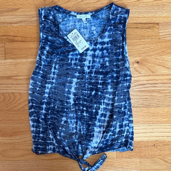 dELiA*s Tops - Navy Tie-Dye Tank Top
